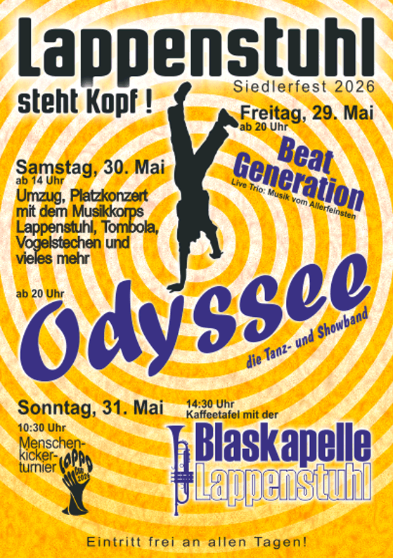 Flyer zum Siedlerfest 2026